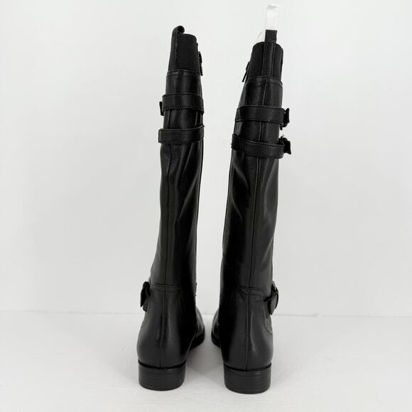 Naturalizer Womens Jessie Knee High Boots US 8 M WC EU 38.5 Black Leather NIB - Picture 9 of 11